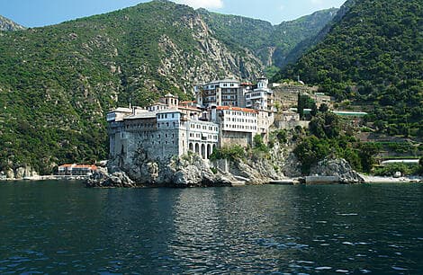 Nov 5, 26 - Sailing along Mount Athos
