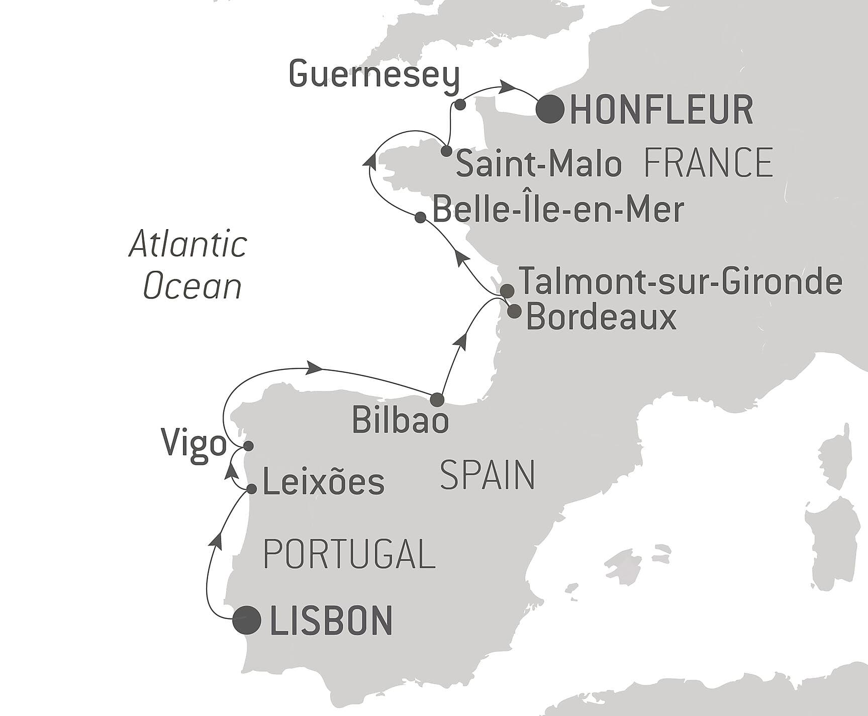 The Iberian Peninsula and Fortified cities of the Atlantic