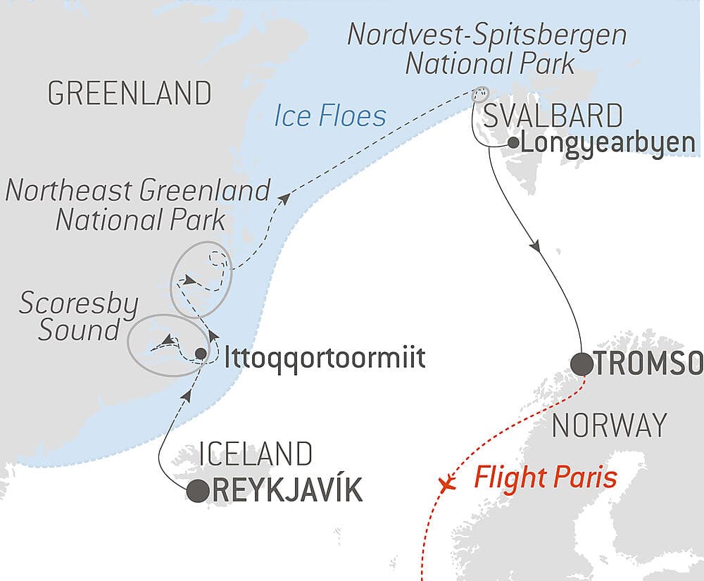 Polar Odyssey between Northeast Greenland & Spitsbergen
