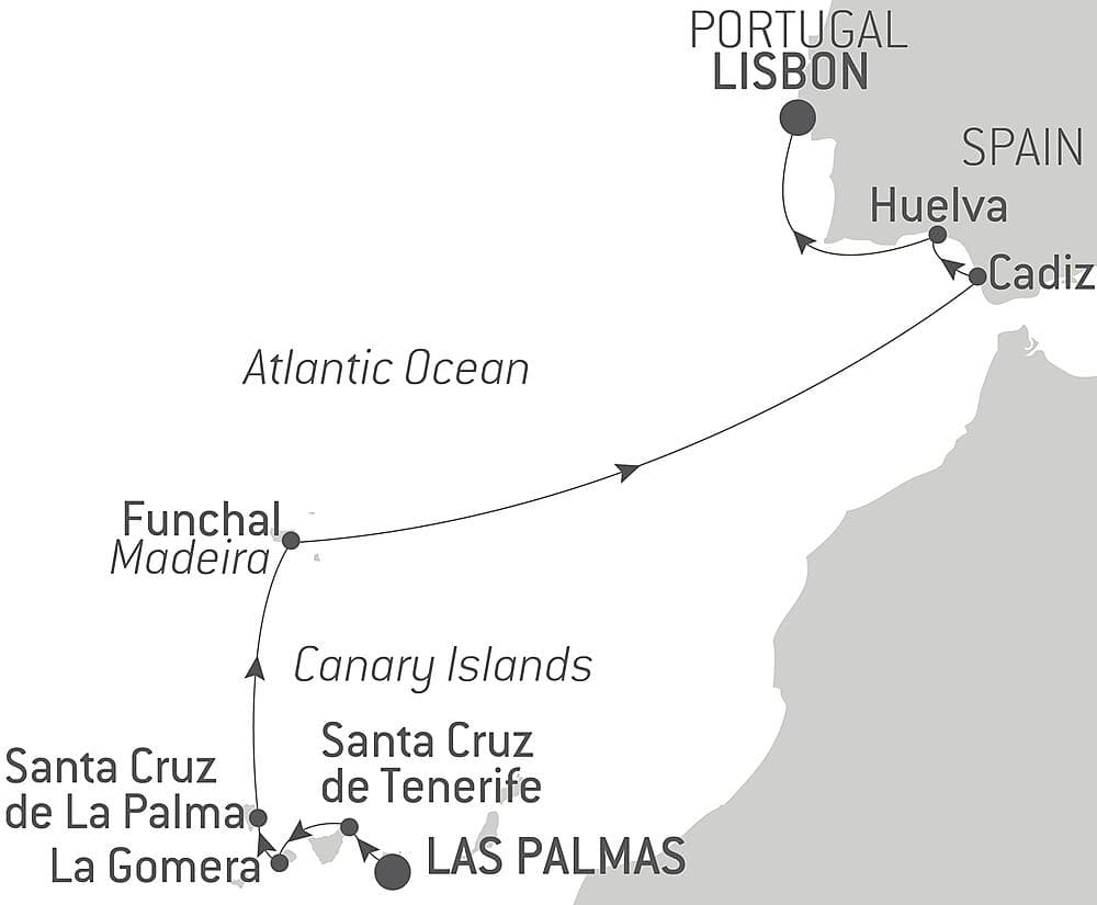 Volcanic islands and historic cities of the North Atlantic