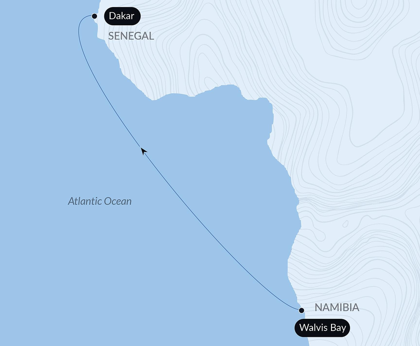 Ocean Voyage: Walvis Bay - Dakar