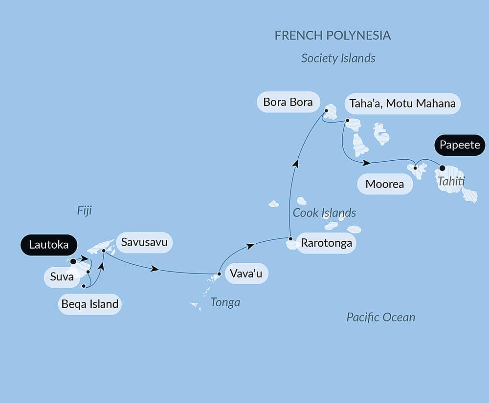 The archipelagos and ancestral cultures of the South Pacific