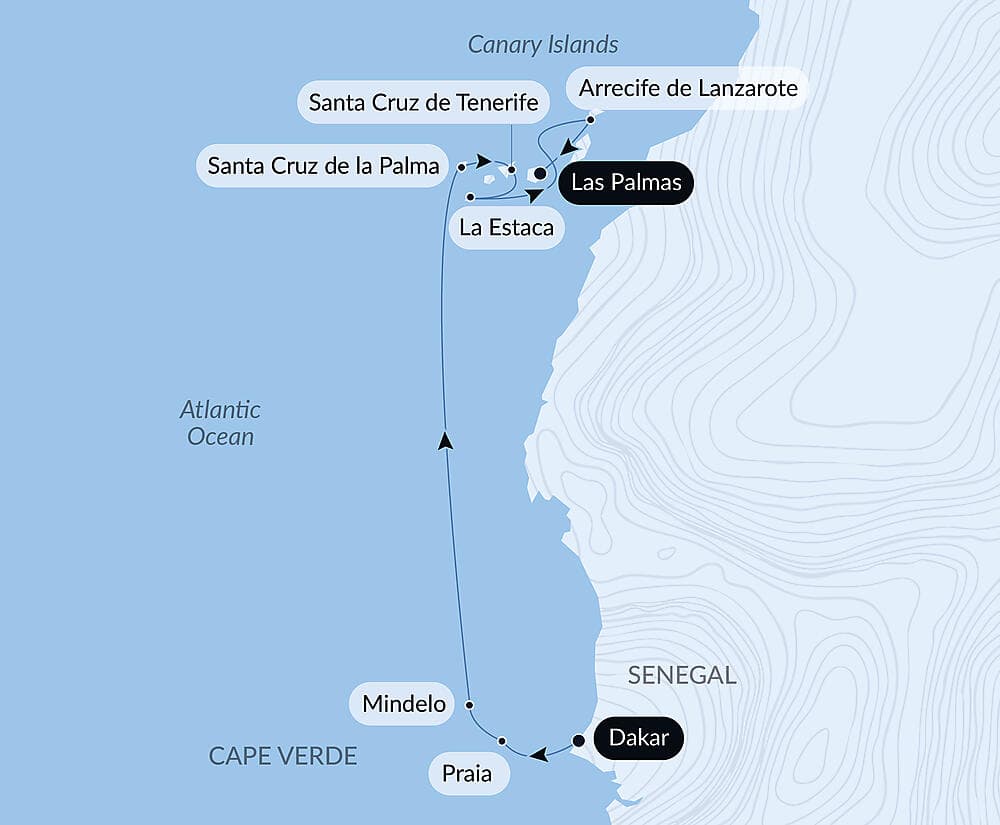 Volcanic landscapes from Cape Verde to Canary Islands