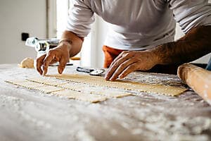Pasta Making at a Local Farmhouse