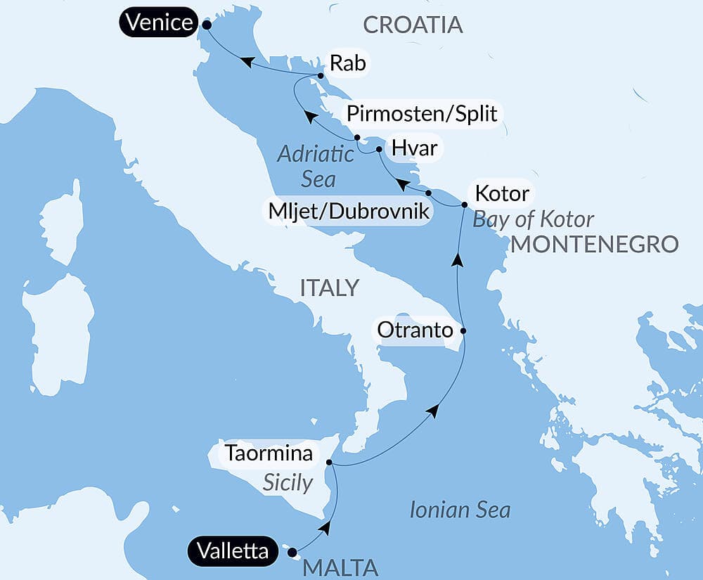 From Malta to the shores of the Adriatic