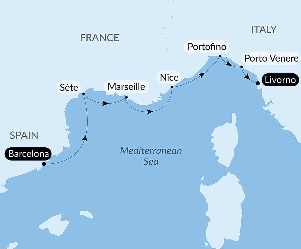 Southern France and the Italian Riviera by Sea – with Smithsonian Journeys