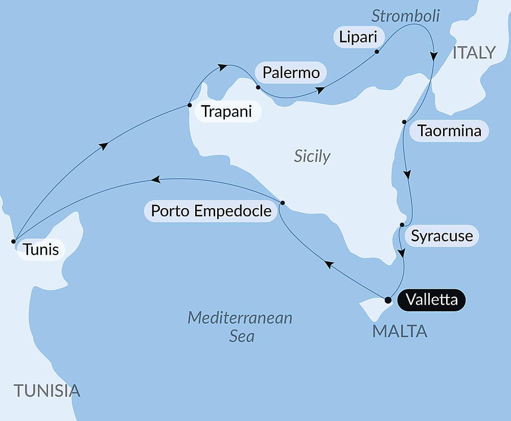 A Circumnavigation of Sicily – with Smithsonian Journeys null