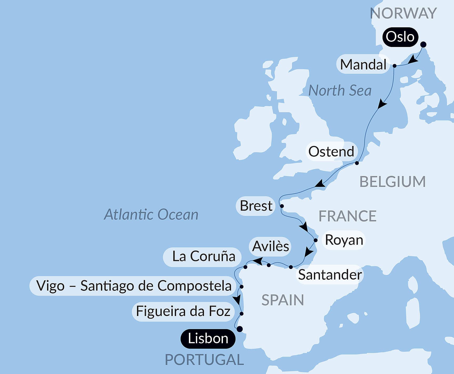 Summer Escapes: From the North Sea to the Iberian Peninsula