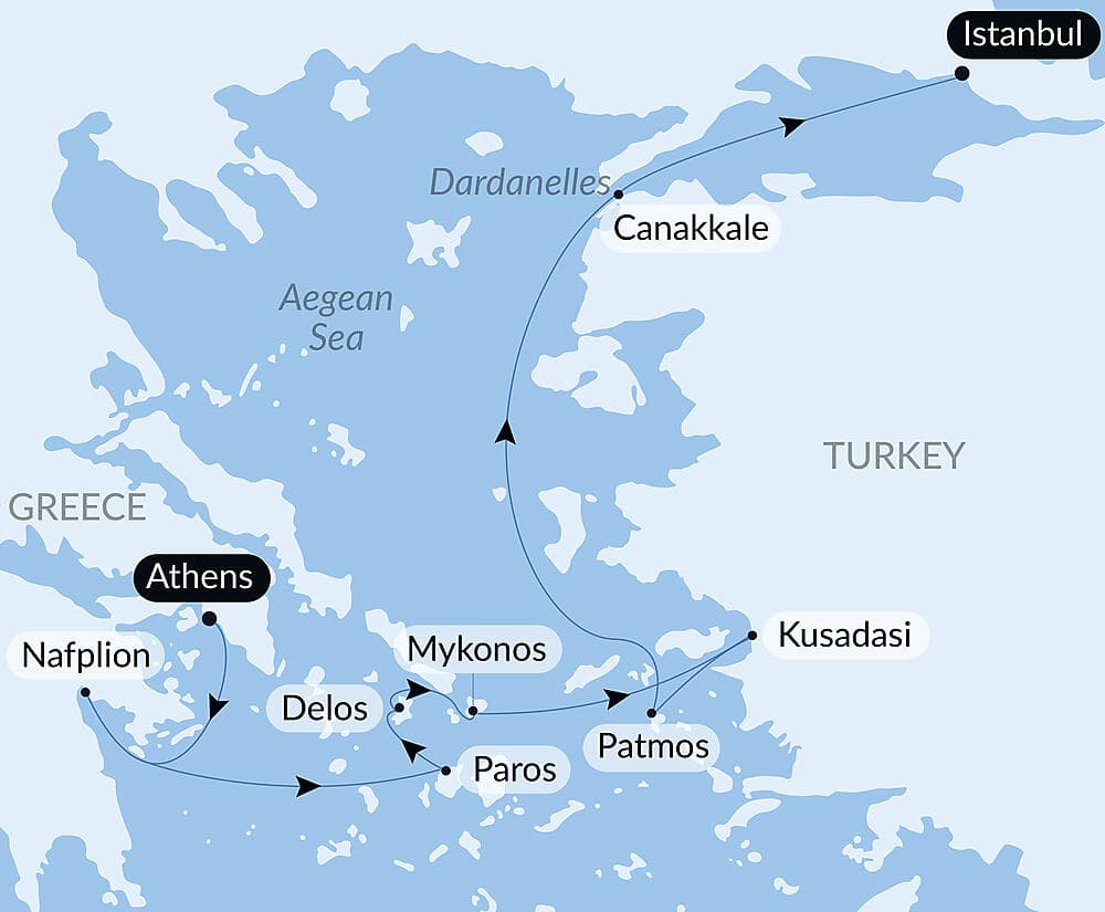 Cruising the Aegean: Turkey and the Greek Isles – with Smithsonian Journeys null