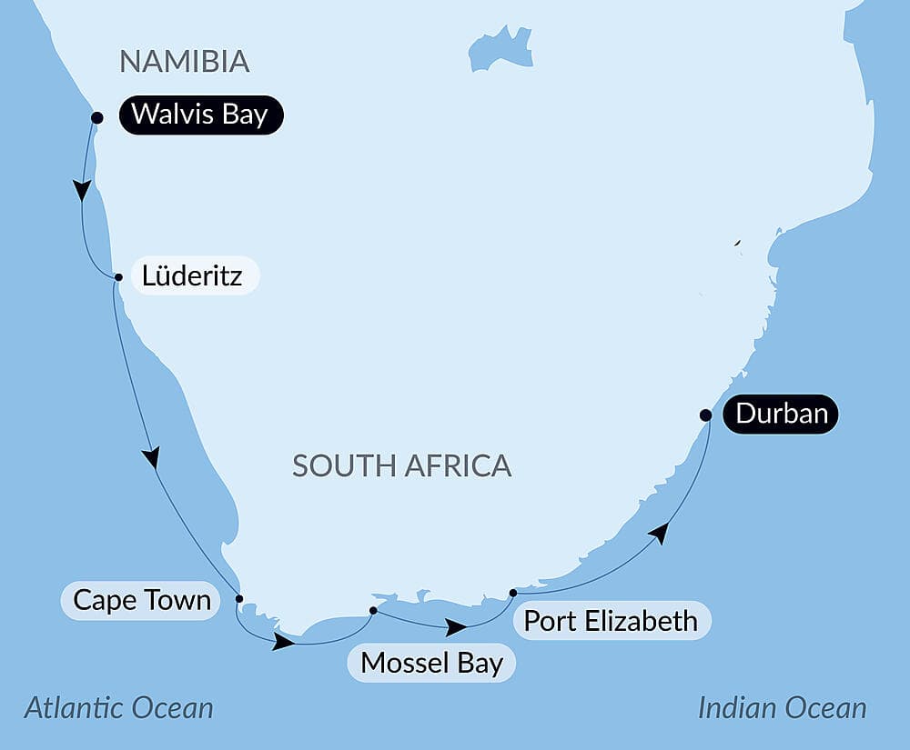 Namibian & South African Coastlines null
