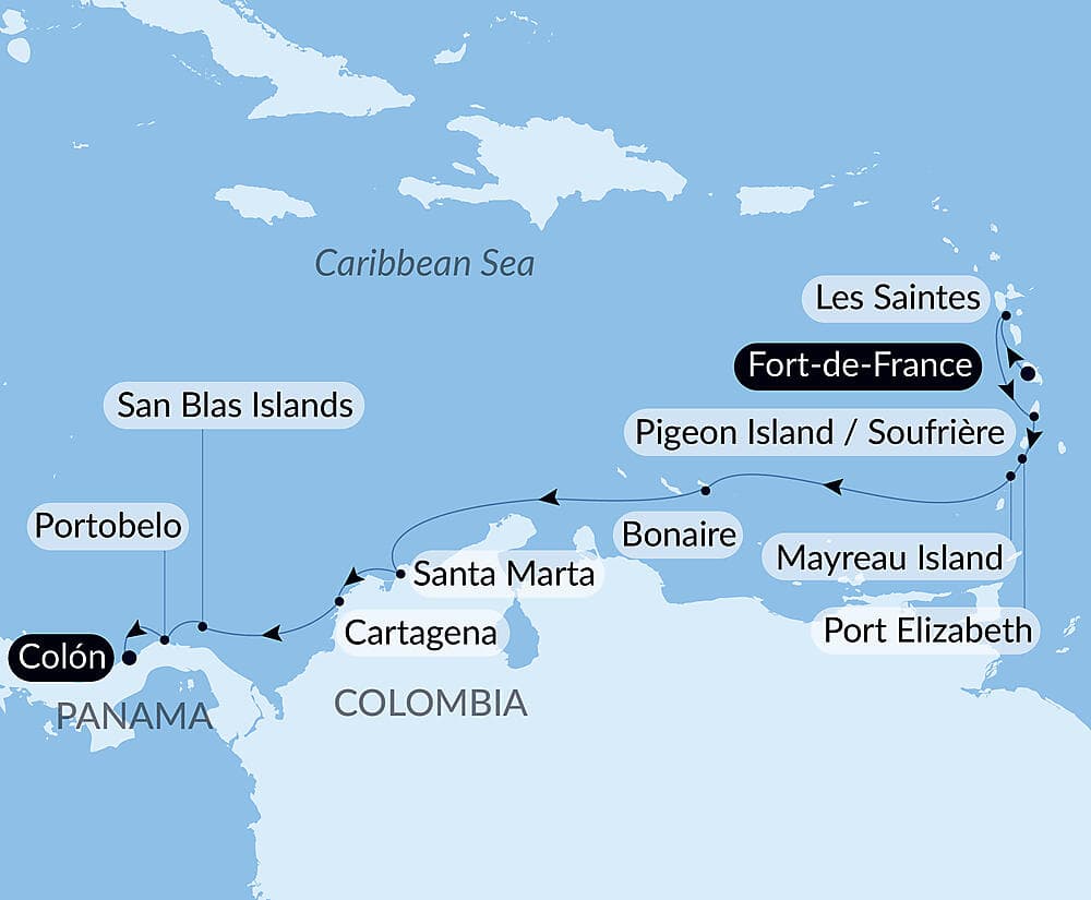 Panama, Colombia & Caribbean Islands