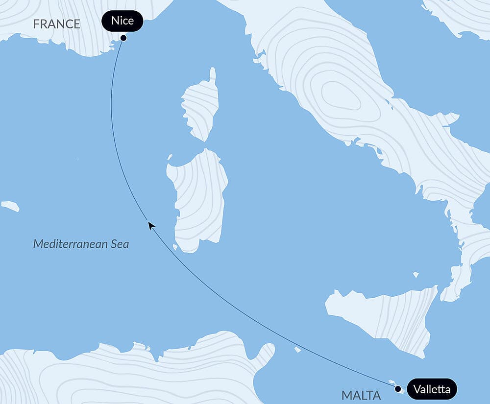 Ocean Voyage: Valletta - Nice null